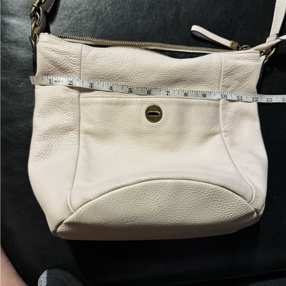 Elliot Lucca Bucket Pebbled Leather Messenger Crossbody Vintage coquette western - Picture 8 of 10